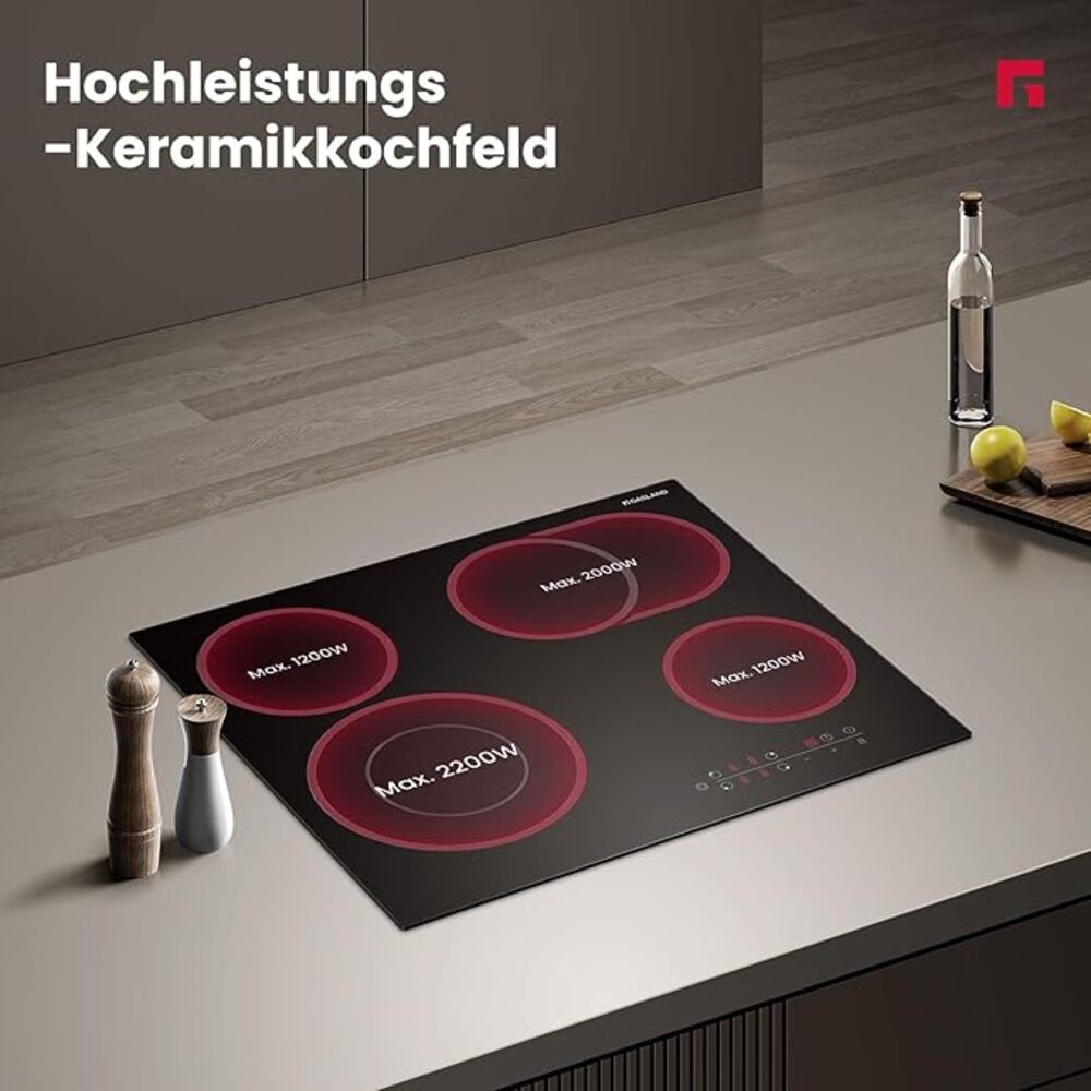 CH604BF 60cm 4 Zones Built-in Ceramic Hob