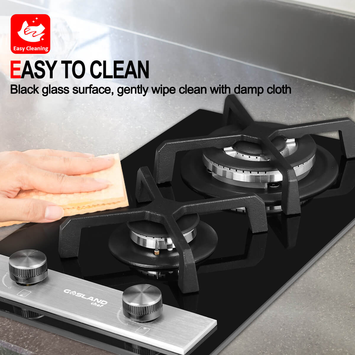 Gas Cooktop-GH30BF-UK-GASLAND Chef